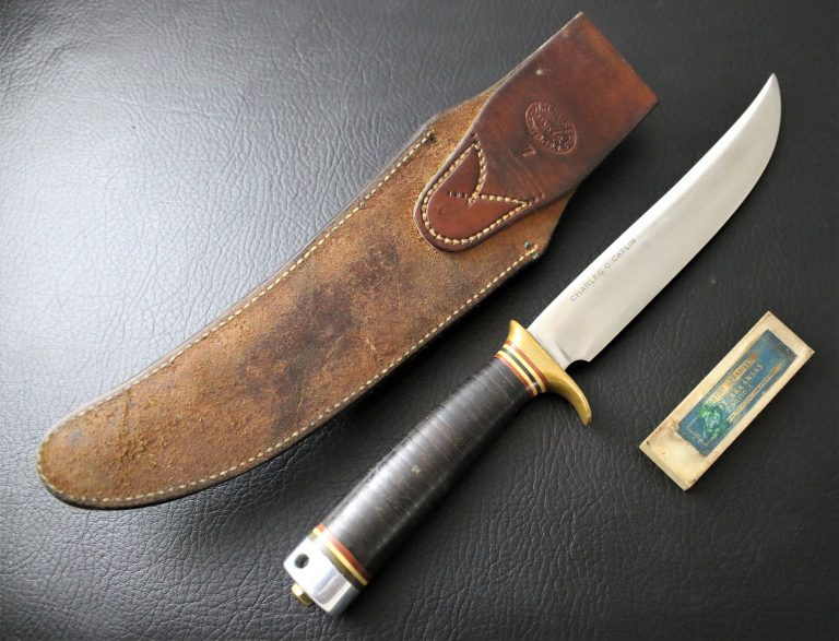 SOLD Randall Made Knives early Hunter, 7" BLADE SOLD Randall